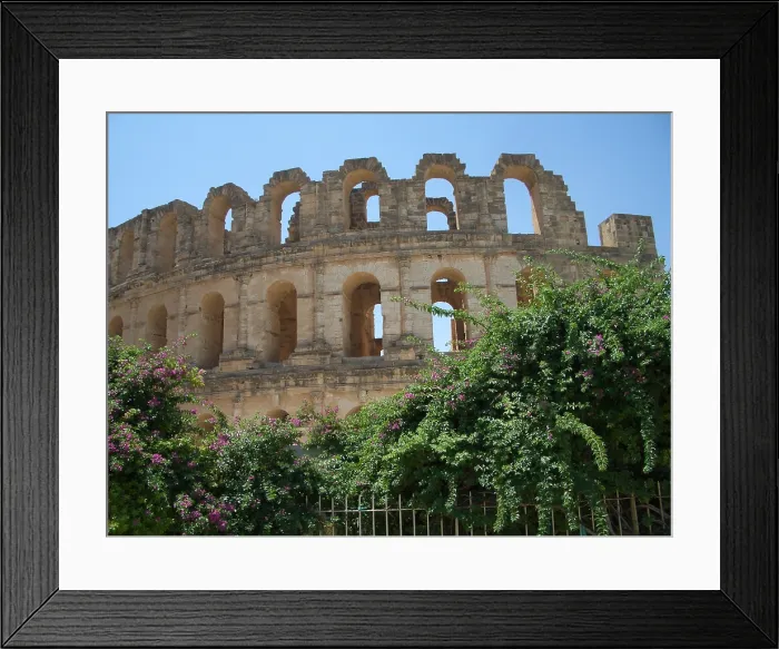 Framed Print : Amphitheatre of El Jem, Tunisia, 2009. Creator: Amanda Waite Framed Print : Amphitheatre of El Jem, Tunisia, 2009. Creator: Amanda Waite