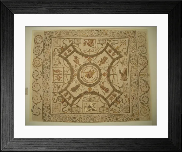 Framed Print : Mosaic, El Jem Museum, El Djem, Tunisia, 2009. Creator: Amanda Waite Framed Print : Mosaic, El Jem Museum, El Djem, Tunisia, 2009. Creator: Amanda Waite