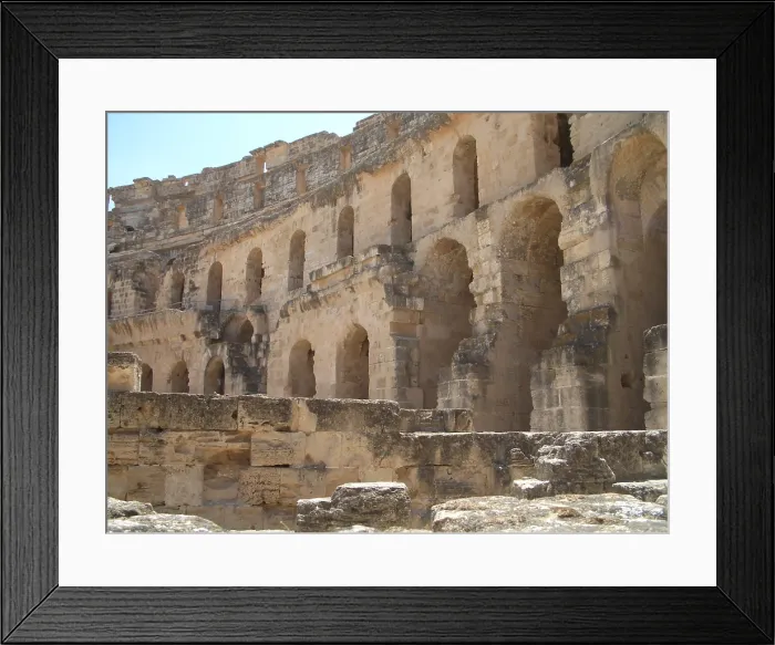 Framed Print : Amphitheatre of El Jem, Tunisia, 2009. Creator: Amanda Waite Framed Print : Amphitheatre of El Jem, Tunisia, 2009. Creator: Amanda Waite