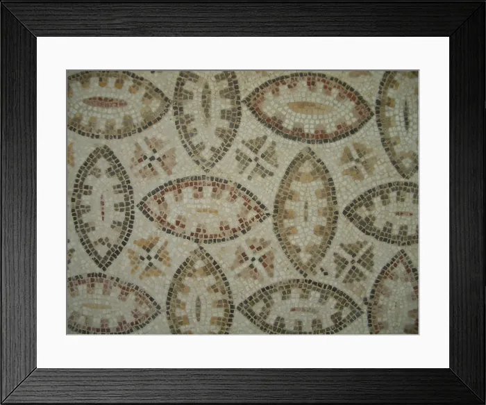 Framed Print : Mosaic, El Jem Museum, El Djem, Tunisia, 2009. Creator: Amanda Waite Framed Print : Mosaic, El Jem Museum, El Djem, Tunisia, 2009. Creator: Amanda Waite