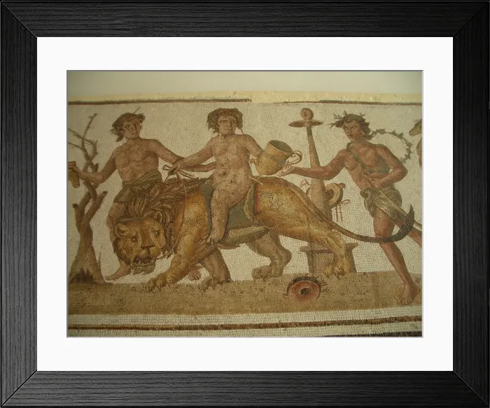 Framed Print : Mosaic, El Jem Museum, El Djem, Tunisia, 2009. Creator: Amanda Waite Framed Print : Mosaic, El Jem Museum, El Djem, Tunisia, 2009. Creator: Amanda Waite