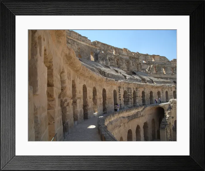 Framed Print : Amphitheatre of El Jem, Tunisia, 2009. Creator: Amanda Waite