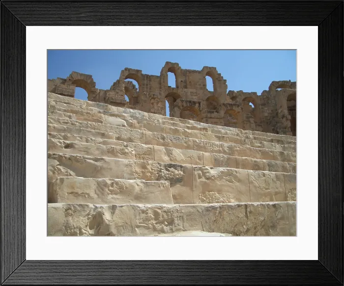 Framed Print : Amphitheatre of El Jem, Tunisia, 2009. Creator: Amanda Waite Framed Print : Amphitheatre of El Jem, Tunisia, 2009. Creator: Amanda Waite