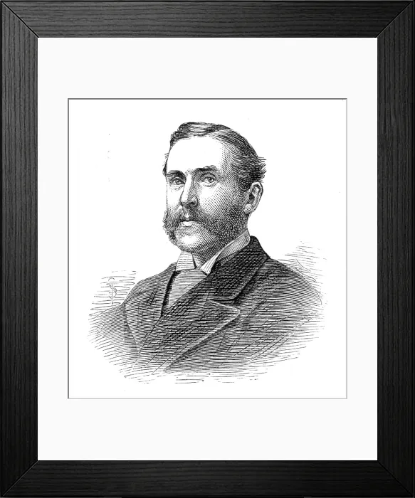 Framed Print : The Fatal Disaster with a Balloon: Mr. Walter Powell, M.P. for Malmesbury, 1881. Creator: Unknown Framed Print : The Fatal Disaster with a Balloon: Mr. Walter Powell, M.P. for Malmesbury, 1881. Creator: Unknown