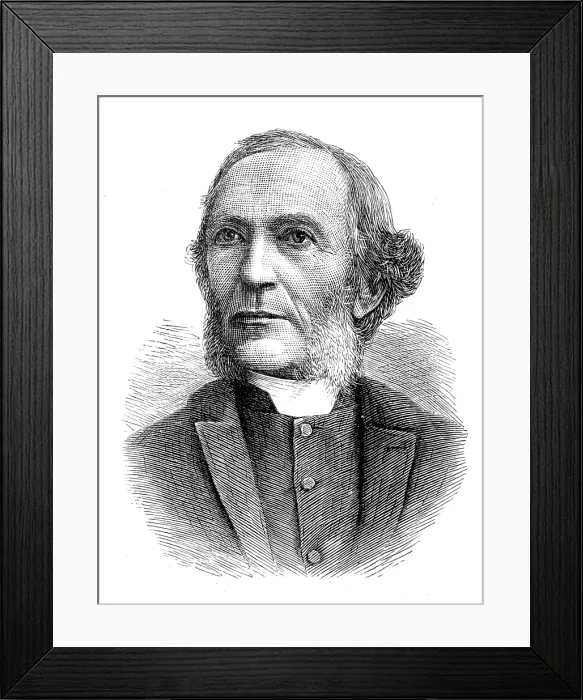 Framed Print : The Very Rev. G. G. Bradley, new Dean of Westminster, 1881. Creator: Unknown Framed Print : The Very Rev. G. G. Bradley, new Dean of Westminster, 1881. Creator: Unknown