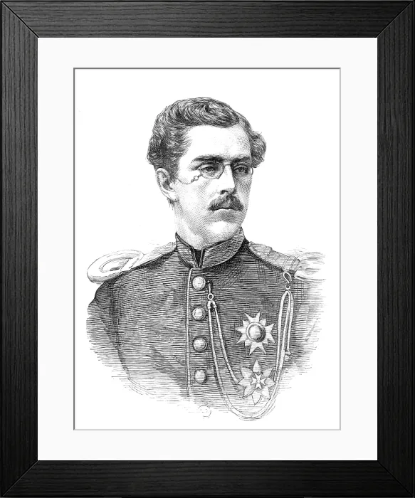 Framed Print : The Royal Marriage at Karlsruhe: the Crown Prince of Sweden and Norway, 1881. Creator: Unknown Framed Print : The Royal Marriage at Karlsruhe: the Crown Prince of Sweden and Norway, 1881. Creator: Unknown
