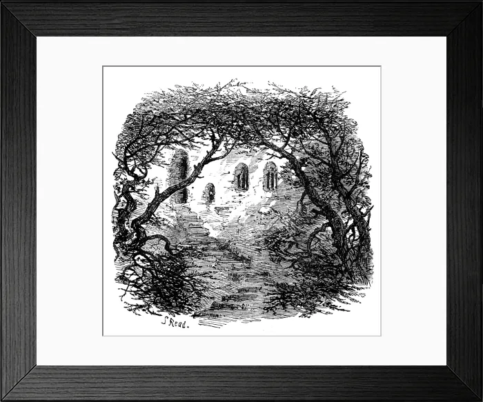 Framed Print : The Hermitage, Warkworth, 1881. Creator: Unknown Framed Print : The Hermitage, Warkworth, 1881. Creator: Unknown