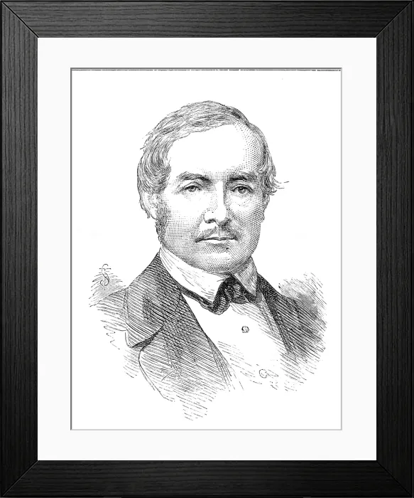 Framed Print : The late Hon. Grantley F. Berkeley, 1881. Creator: Unknown Framed Print : The late Hon. Grantley F. Berkeley, 1881. Creator: Unknown