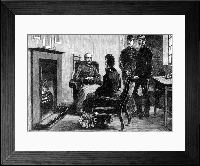 Framed Print : The State of Ireland: Mr. Parnell interviewed in Kilmainham Jail, 1881. Creator: Unknown Framed Print : The State of Ireland: Mr. Parnell interviewed in Kilmainham Jail, 1881. Creator: Unknown