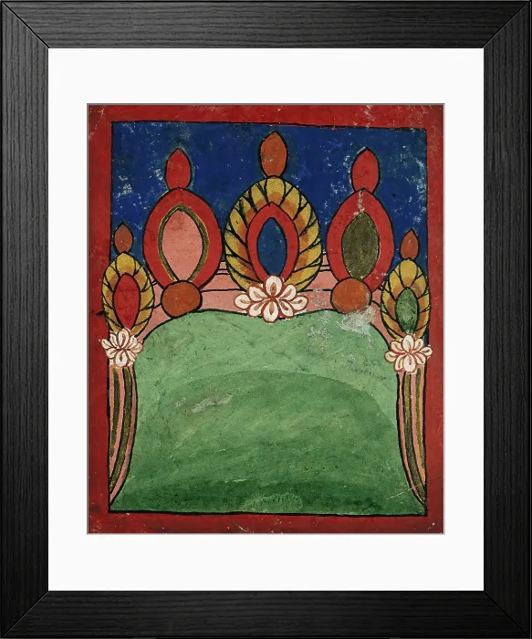 Framed Print : Tibetan fortune telling card. Creator: Unknown Framed Print : Tibetan fortune telling card. Creator: Unknown