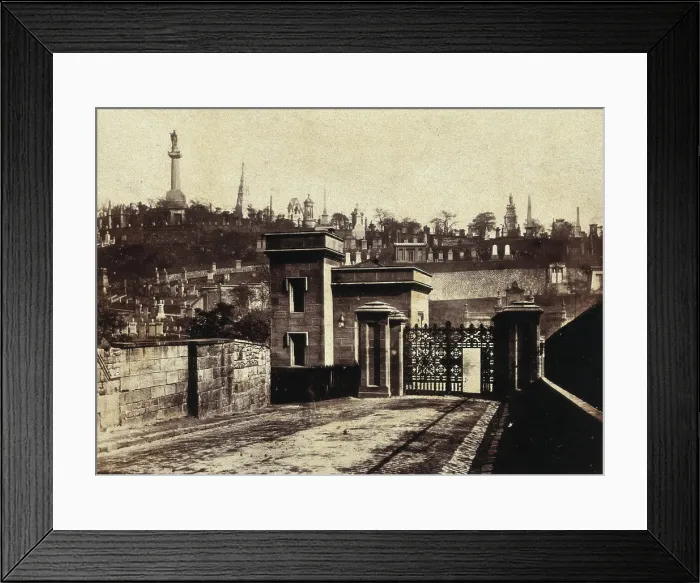 Framed Print : Entrance of Necropolis, Glasgow, c1880s. Creator: Unknown Framed Print : Entrance of Necropolis, Glasgow, c1880s. Creator: Unknown