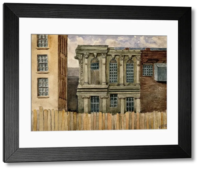 Framed Print : Royal College of Physicians, Warwick Lane, London, c1887. Creator: G. F. B