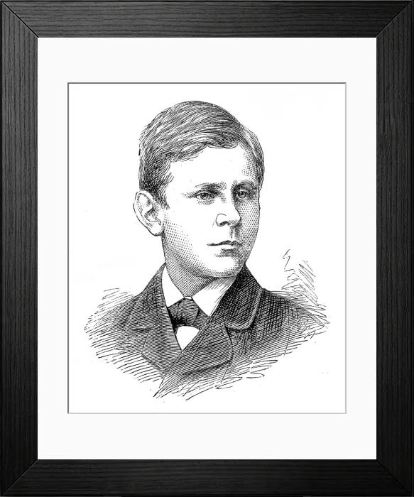 Framed Print : Lieutenant E. E. Bradford, R.N. H.M.S. Sandfly, 1881. Creator: Unknown Framed Print : Lieutenant E. E. Bradford, R.N. H.M.S. Sandfly, 1881. Creator: Unknown