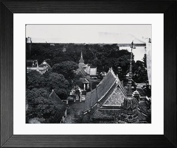 Framed Print : Bangkok, Siam (Thailand), 1981 (from a negative of 1866). Creator: John Thomson