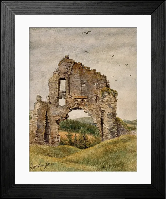 Framed Print : Ruins of Kildrummy Castle, Aberdeenshire, frequented by Sir Patrick Manson, 1889. Creator: James Billington Coughtrie Framed Print : Ruins of Kildrummy Castle, Aberdeenshire, frequented by Sir Patrick Manson, 1889. Creator: James Billington Coughtrie