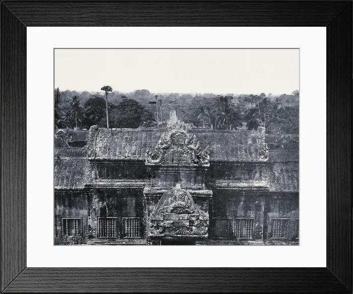 Framed Print : Nakhon Thom (Angkor Wat), Cambodia, 1981 (from a negative of 1866). Creator: John Thomson Framed Print : Nakhon Thom (Angkor Wat), Cambodia, 1981 (from a negative of 1866). Creator: John Thomson