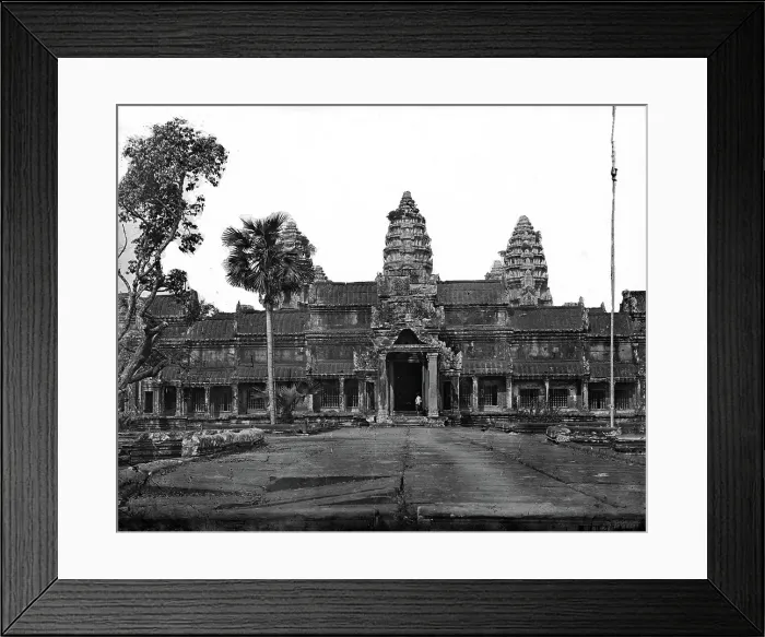 Framed Print : Nakhon Thom (Angkor Wat), Cambodia, 1866. Creator: John Thomson Framed Print : Nakhon Thom (Angkor Wat), Cambodia, 1866. Creator: John Thomson