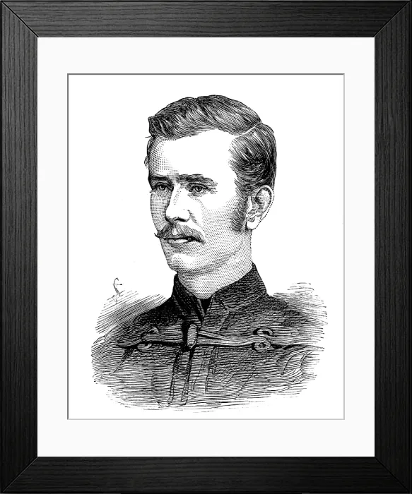 Framed Print : The late Surgeon Landon, killed at Majuba Hill, 1881. Creator: Unknown Framed Print : The late Surgeon Landon, killed at Majuba Hill, 1881. Creator: Unknown