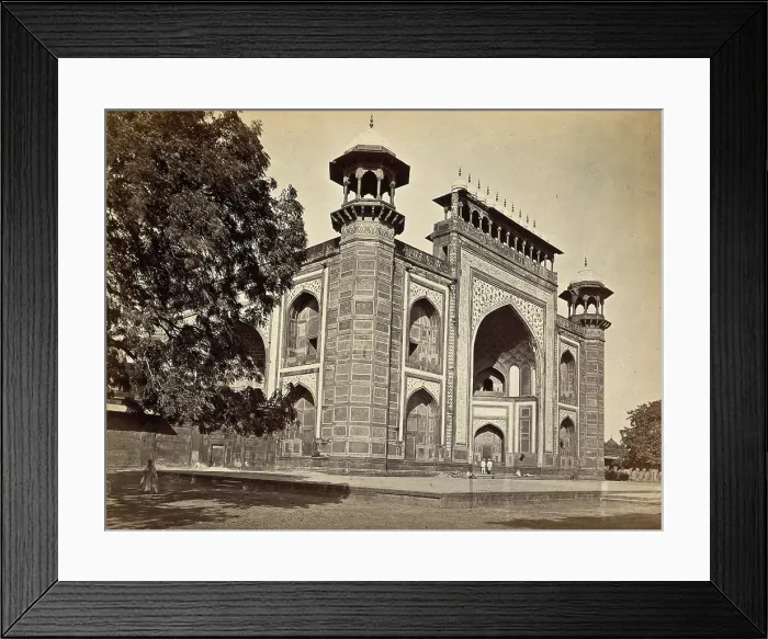 Framed Print : The Taj Mahal, Agra, India: the gateway, c1900. Creator: Unknown Framed Print : The Taj Mahal, Agra, India: the gateway, c1900. Creator: Unknown
