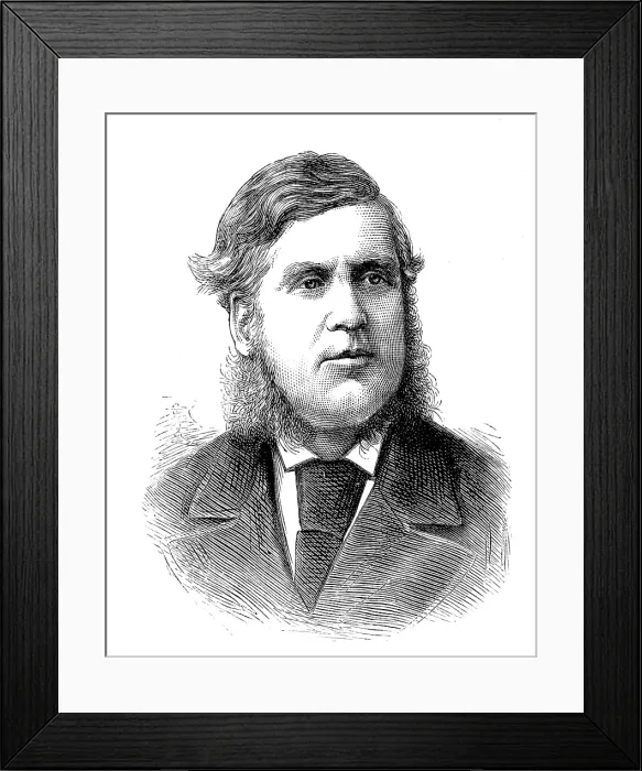 Framed Print : The late Sir Henry M. Jackson, Bart. Q.C. M.P. 1881. Creator: Unknown Framed Print : The late Sir Henry M. Jackson, Bart. Q.C. M.P. 1881. Creator: Unknown