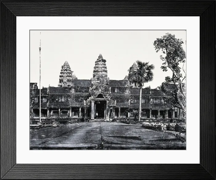 Framed Print : Nakhon Thom (Angkor Wat), Cambodia, 1981 (from a negative of 1866). Creator: John Thomson Framed Print : Nakhon Thom (Angkor Wat), Cambodia, 1981 (from a negative of 1866). Creator: John Thomson