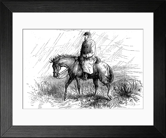 Framed Print : The Transvaal War: our special artist on his way to the front, 1881. Creator: Unknown Framed Print : The Transvaal War: our special artist on his way to the front, 1881. Creator: Unknown