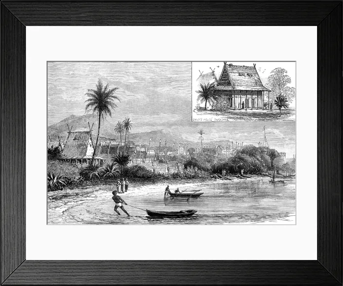 Framed Print : View of Tamatave, Madagascar, 1883. Creator: Unknown Framed Print : View of Tamatave, Madagascar, 1883. Creator: Unknown