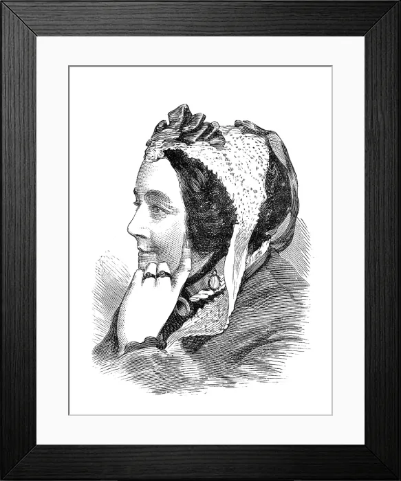 Framed Print : The late Mrs. S. C. Hall, 1881. Creator: Unknown Framed Print : The late Mrs. S. C. Hall, 1881. Creator: Unknown