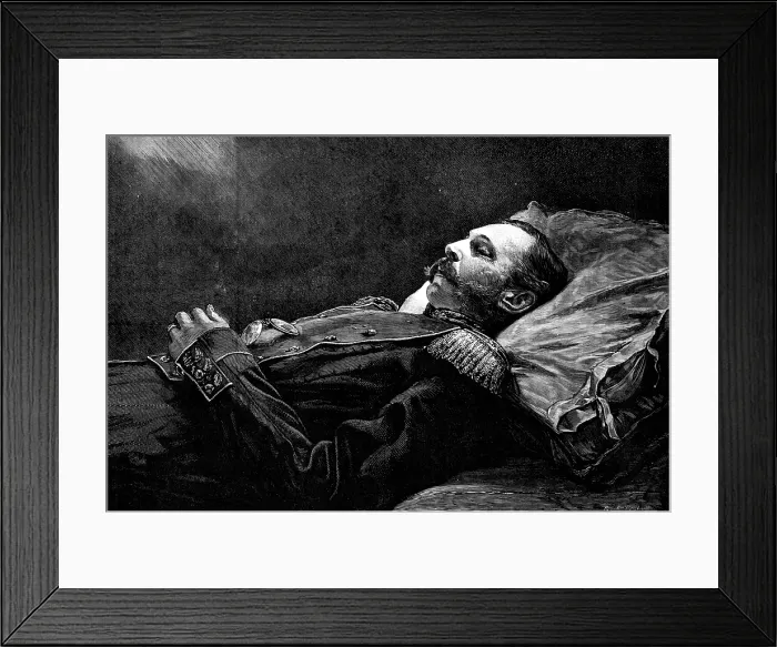 Framed Print : The late Emperor Alexander II. of Russia after death, 1881. Creator: R&E Taylor Framed Print : The late Emperor Alexander II. of Russia after death, 1881. Creator: R&E Taylor