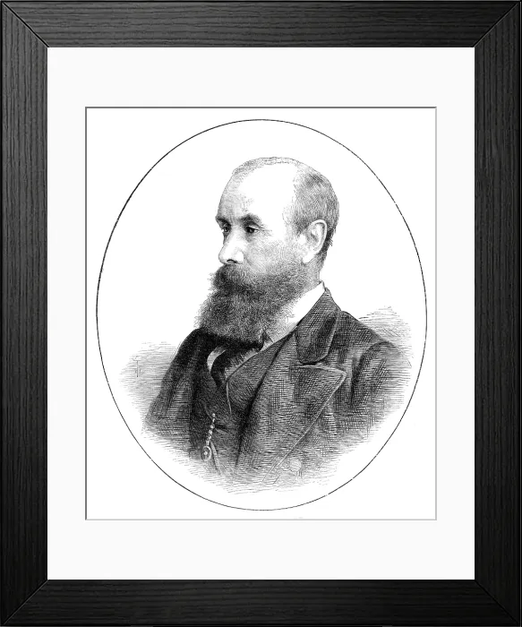 Framed Print : The Hon. Lionel Sackville West, the new British Minister to the United States, 1881. Creator: Unknown Framed Print : The Hon. Lionel Sackville West, the new British Minister to the United States, 1881. Creator: Unknown