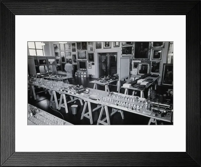 Framed Print : The Wellcome Research Institution building, Euston Road, London: south west corner of the... 19--. Creator: Unknown Framed Print : The Wellcome Research Institution building, Euston Road, London: south west corner of the... 19--. Creator: Unknown