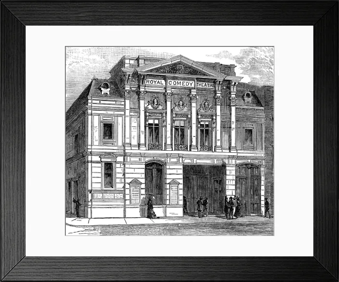 Framed Print : The Royal Comedy Theatre, Panton-Street, Haymarket, 1881. Creator: Unknown Framed Print : The Royal Comedy Theatre, Panton-Street, Haymarket, 1881. Creator: Unknown