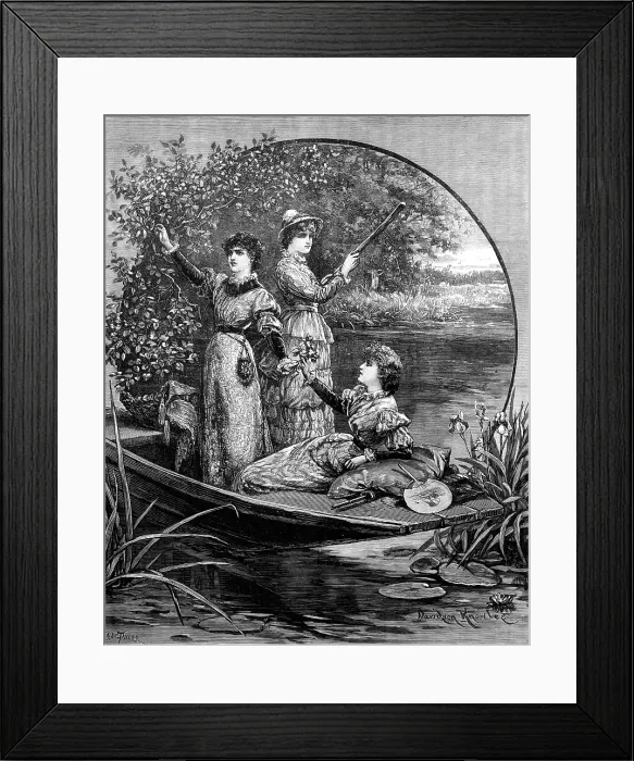 Framed Print : Happy Days, 1881. Creator: R&E Taylor Framed Print : Happy Days, 1881. Creator: R&E Taylor