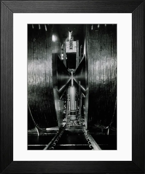 Framed Print : Electro-magnet devised by Aime Auguste Cotton, in the Academie des Sciences, Paris, c1920s. Creator: Unknown Framed Print : Electro-magnet devised by Aime Auguste Cotton, in the Academie des Sciences, Paris, c1920s. Creator: Unknown