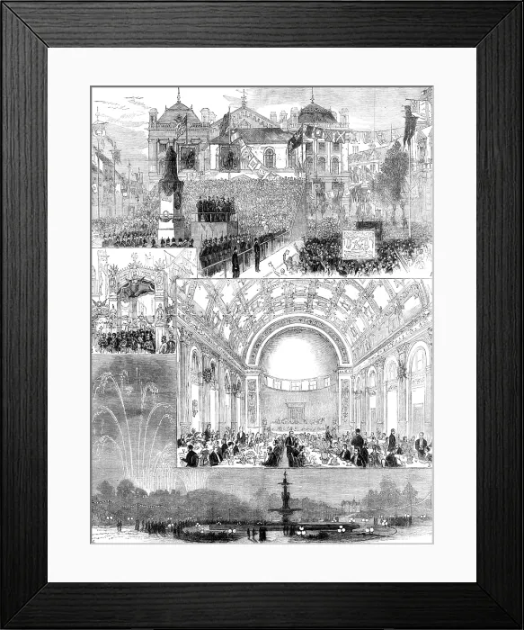 Framed Print : The Middlesbrough Jubilee, 1881. Creator: Unknown Framed Print : The Middlesbrough Jubilee, 1881. Creator: Unknown