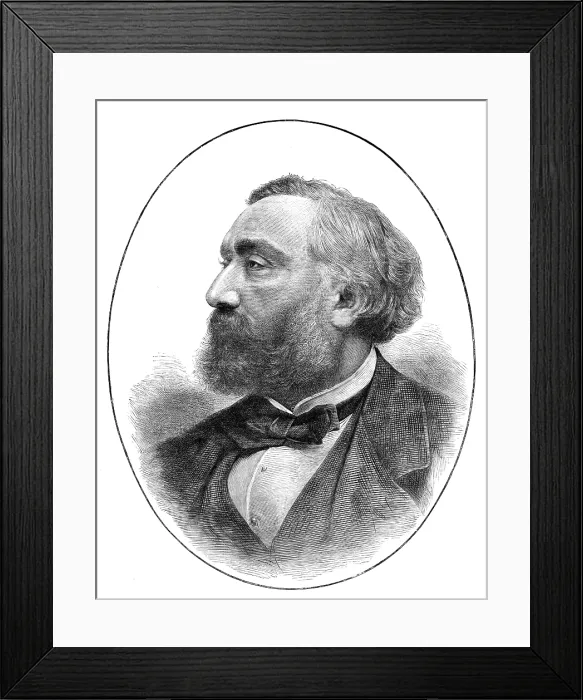 Framed Print : M. Leon Gambetta, Prime Minister of the French Republic, 1881. Creator: Unknown Framed Print : M. Leon Gambetta, Prime Minister of the French Republic, 1881. Creator: Unknown