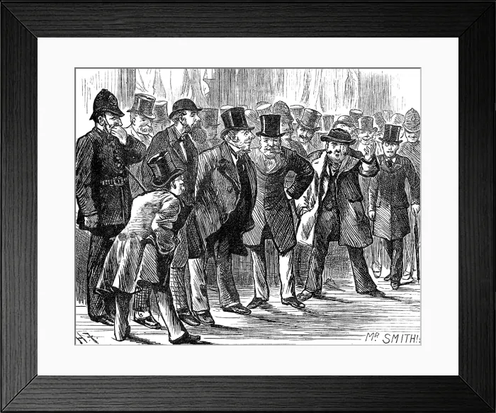 Framed Print : Admission to the Strangers Gallery of the House of Commons: Mr. Smith, 1881. Creator: Unknown. Admission to the Strangers Gallery of the House of Commons: Mr. Smith, 1881 Framed Print : Admission to the Strangers Gallery of the House of Commons: Mr. Smith, 1881. Creator: Unknown. Admission to the Strangers Gallery of the House of Commons: Mr. Smith, 1881