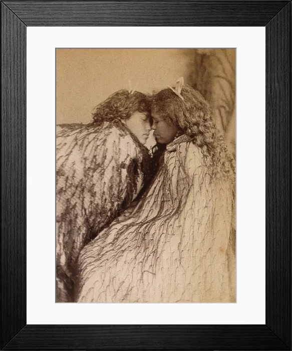 Framed Print : New Zealand: two Maori women, c1880s. Creator: Unknown Framed Print : New Zealand: two Maori women, c1880s. Creator: Unknown