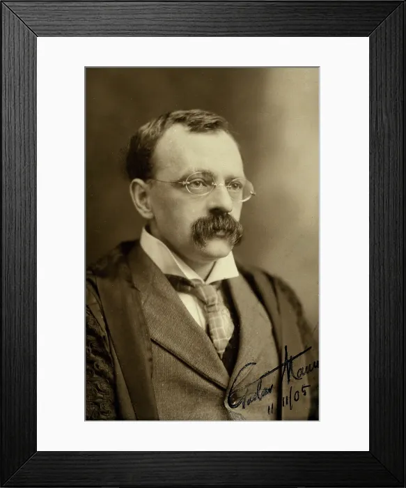Framed Print : Gustav Mann, 1905. Creator: Unknown Framed Print : Gustav Mann, 1905. Creator: Unknown