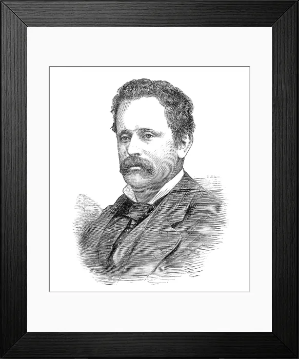 Framed Print : The late Mr. C. Robinson, artist, 1881. Creator: Unknown Framed Print : The late Mr. C. Robinson, artist, 1881. Creator: Unknown