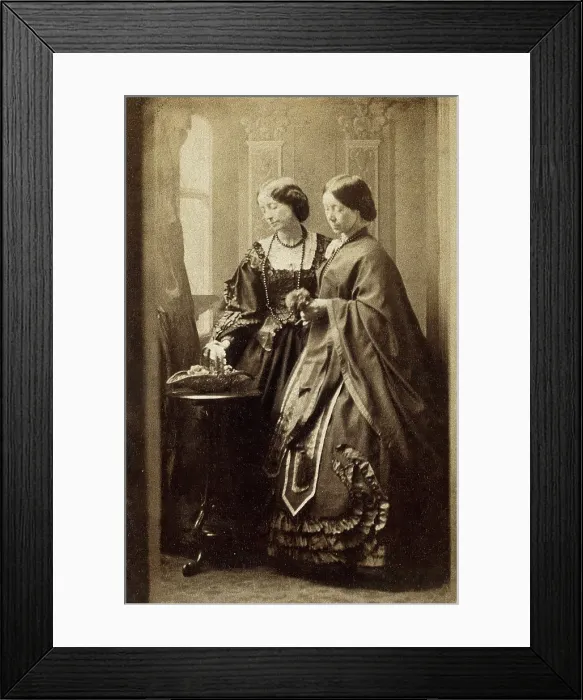 Framed Print : Misses Matrie, c19th century. Creator: Unknown Framed Print : Misses Matrie, c19th century. Creator: Unknown