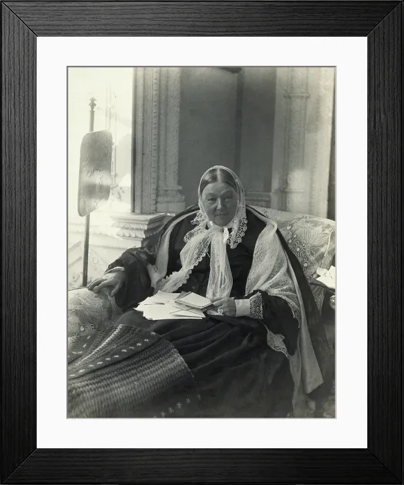 Framed Print : Florence Nightingale, c1900. Creator: Millbourn Framed Print : Florence Nightingale, c1900. Creator: Millbourn
