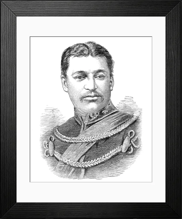 Framed Print : Brevet-Major W. J. Vousden, V.C. 1881. Creator: Unknown Framed Print : Brevet-Major W. J. Vousden, V.C. 1881. Creator: Unknown