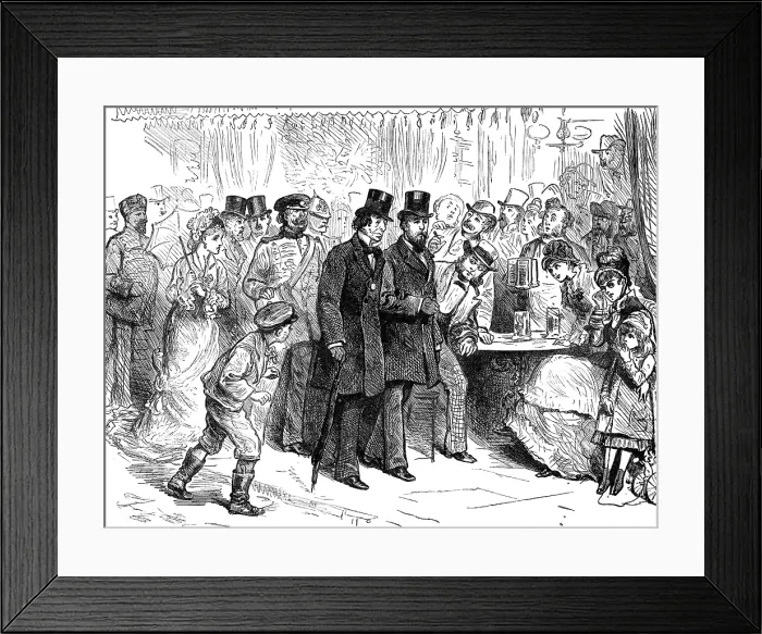 Framed Print : The late Lord Beaconsfield: Lord Beaconsfield at Berlin, 1878, (1881). Creator: Unknown Framed Print : The late Lord Beaconsfield: Lord Beaconsfield at Berlin, 1878, (1881). Creator: Unknown