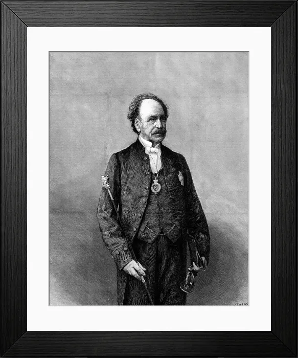 Framed Print : The late General Sir W. Knollys, Gentleman Usher of the Black Rod, 1883. Creator: R. Taylor Framed Print : The late General Sir W. Knollys, Gentleman Usher of the Black Rod, 1883. Creator: R. Taylor
