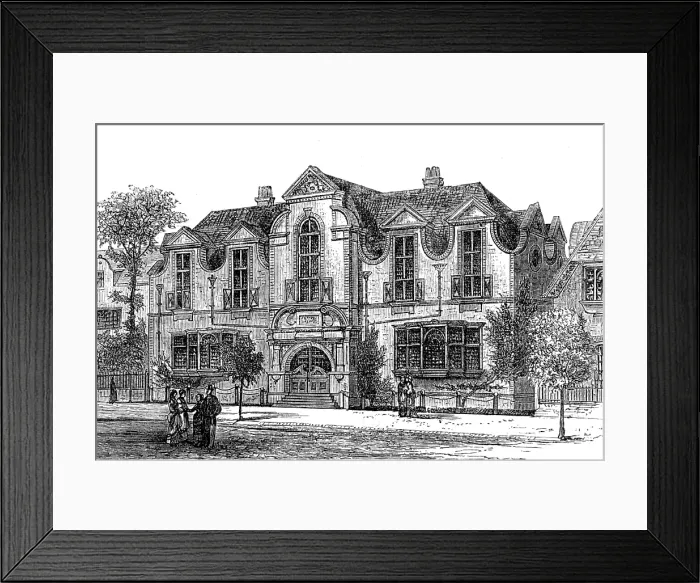 Framed Print : The Chiswick School of Art, 1881. Creator: Unknown Framed Print : The Chiswick School of Art, 1881. Creator: Unknown