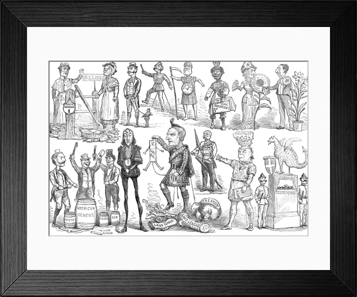 Framed Print : The Fifth of November: exhibition of guys at the Alexandra Palace, 1881. Creator: Unknown Framed Print : The Fifth of November: exhibition of guys at the Alexandra Palace, 1881. Creator: Unknown