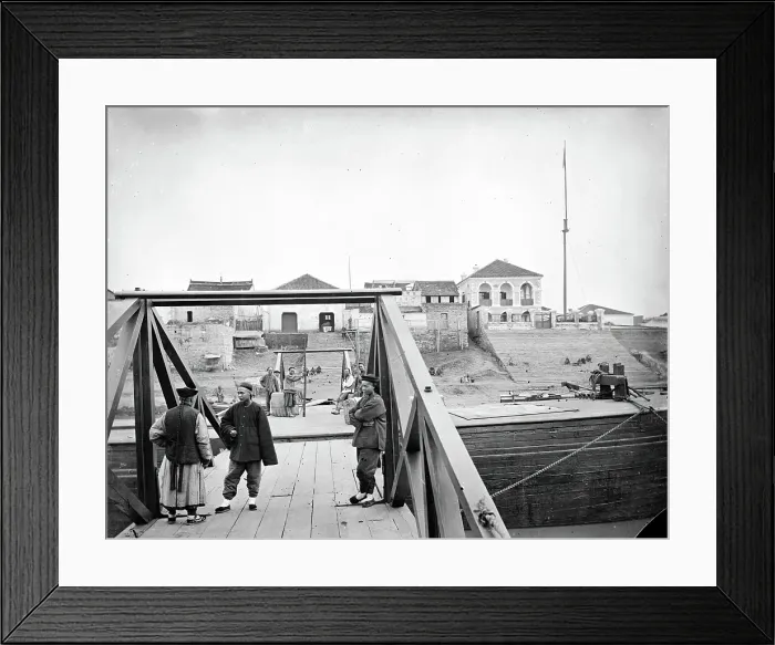 Framed Print : Kiukiang, Kiangsi province, China, c1870. Creator: John Thomson Framed Print : Kiukiang, Kiangsi province, China, c1870. Creator: John Thomson