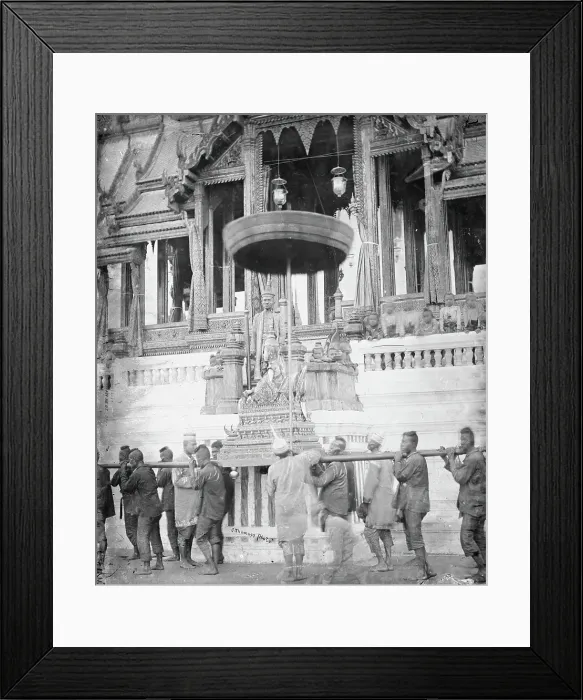 Framed Print : Siam (Thailand): the tonsurate ceremony of Prince Chulalongkorn, day 2, 1865. Creator: John Thomson Framed Print : Siam (Thailand): the tonsurate ceremony of Prince Chulalongkorn, day 2, 1865. Creator: John Thomson
