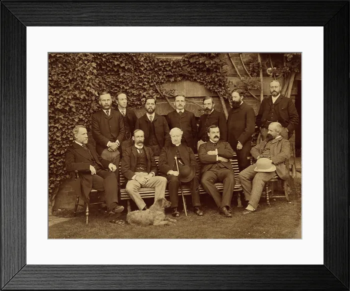 Framed Print : Staff of General Infirmary and Eye Institution, Gloucester, 1893. Creator: Unknown Framed Print : Staff of General Infirmary and Eye Institution, Gloucester, 1893. Creator: Unknown